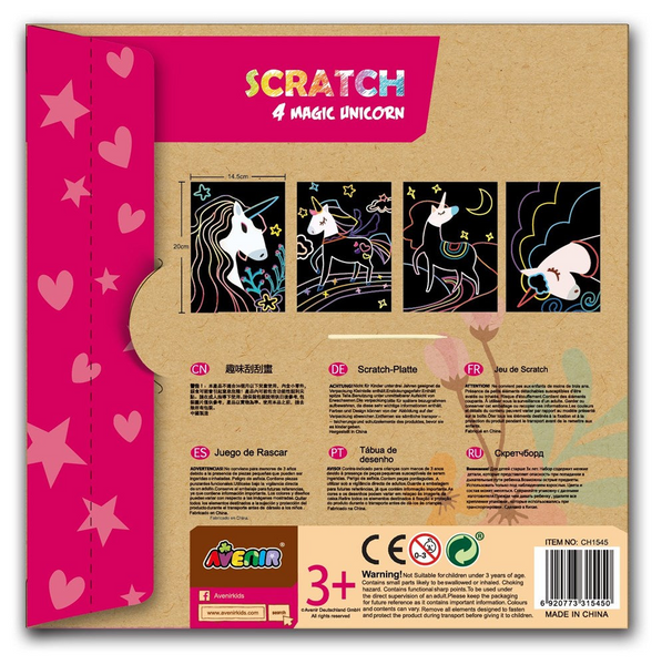 Scratch Art - Unicornio Mágico