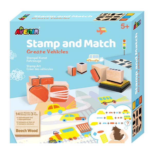 Stamp 'N Match - Crear Vehículos