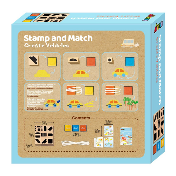 Stamp and Match - Crear Vehículos