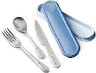 Cubiertos con Estuche Concept Kids - Azul