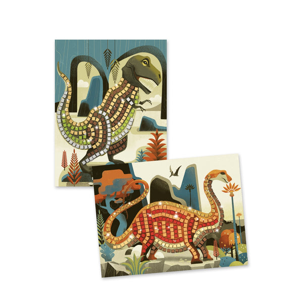 Manualidades con Mosaicos - Dinosaurio