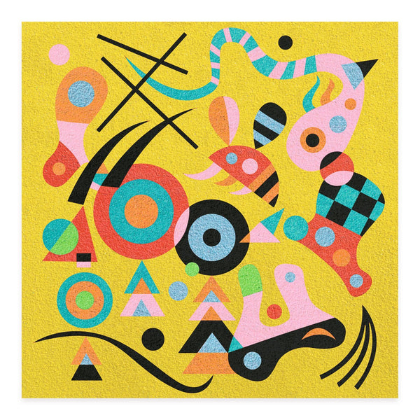 Pinta con Arena - Arte Abstracto Inspirado en Wassily Kandinsky