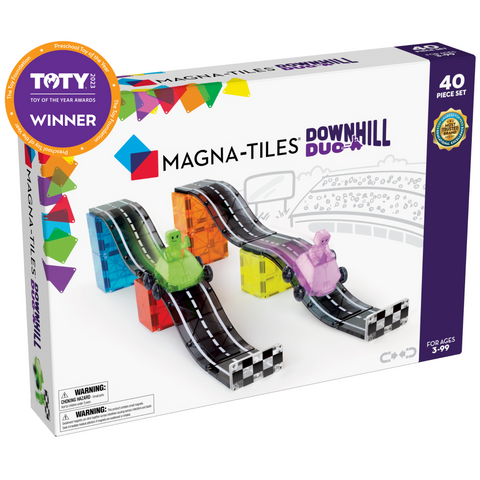 Magna Tiles Set Magnético Downhill Duo - 40 piezas