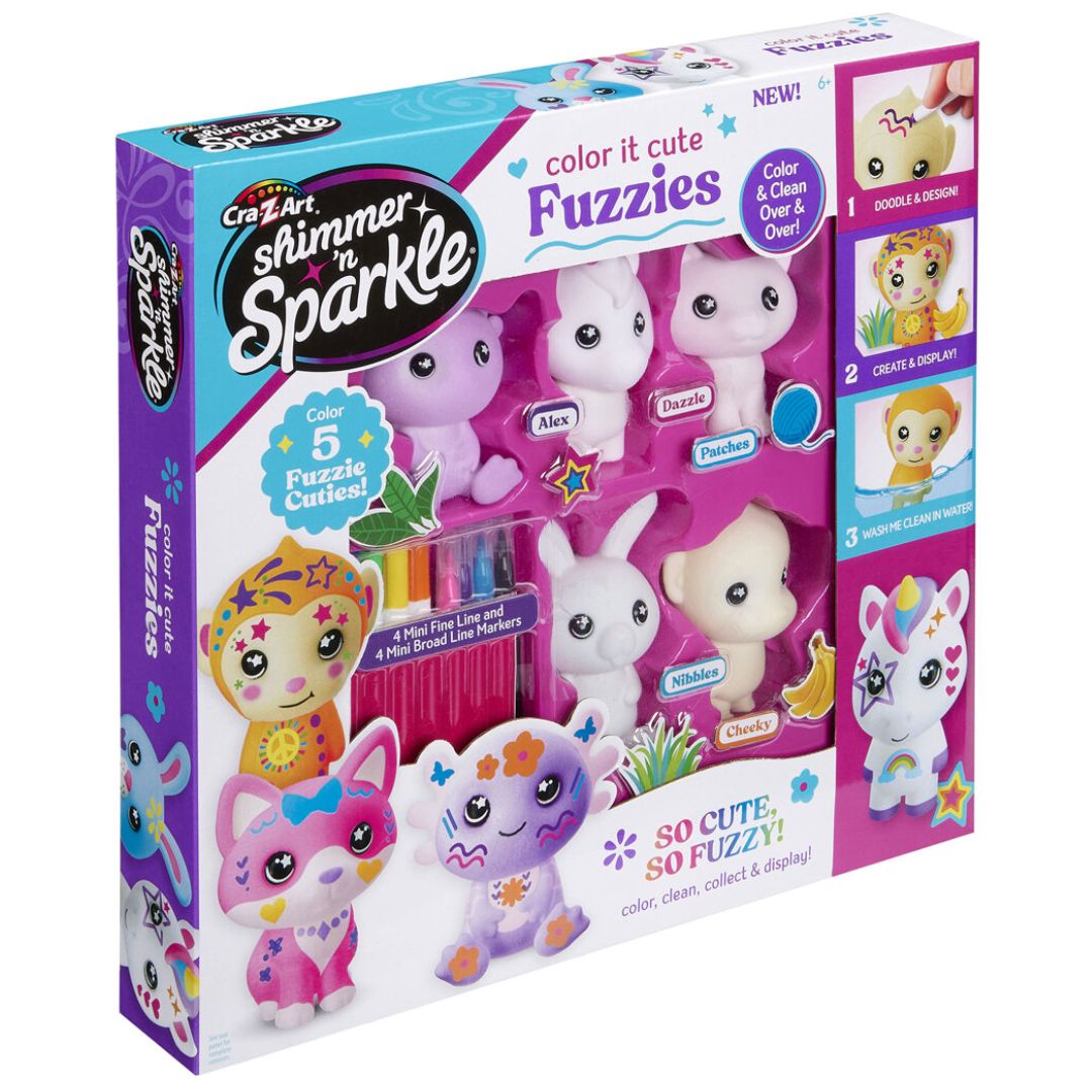 Color It Cute Fuzzies