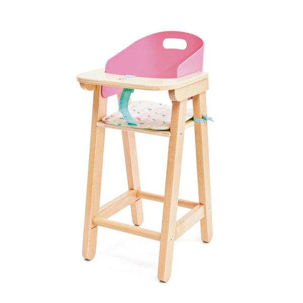 Silla de Comer de Madera y Tela