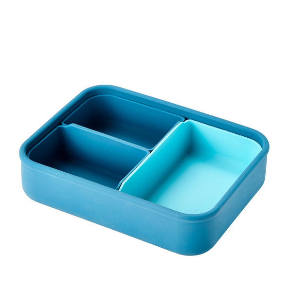 Lonchera de Silicona Grande - Azul