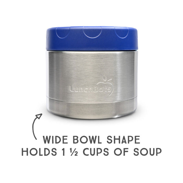 Termo LunchBots Boca Ancha - 12 oz Azul