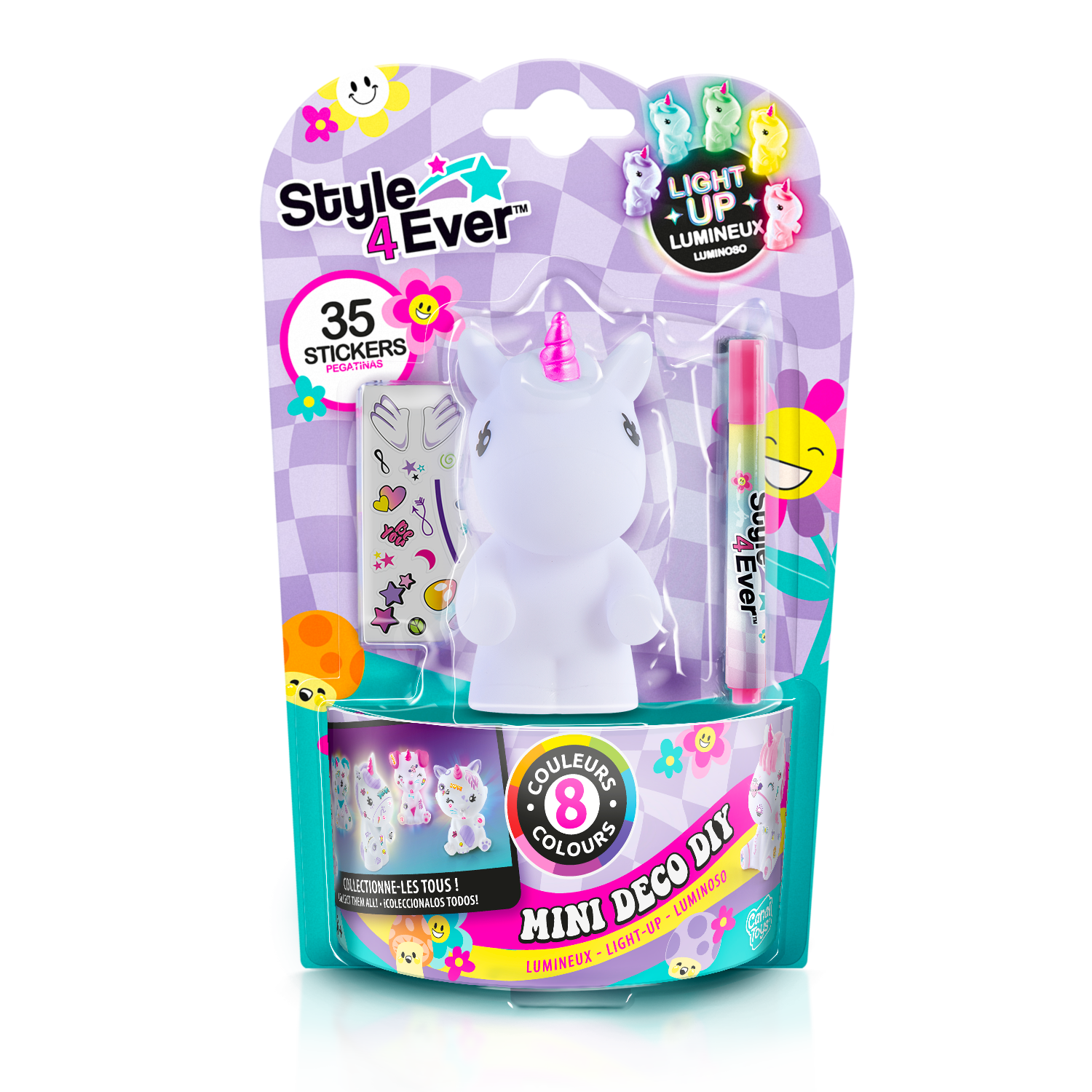 Manualidades Mini Deco UNICORNIO   con luz