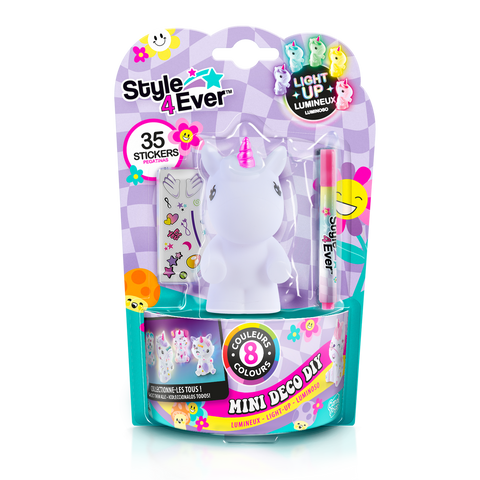 Manualidades Mini Deco UNICORNIO   con luz