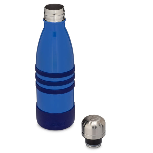 Botella Acero Inxidable Azul - Tapa Acero