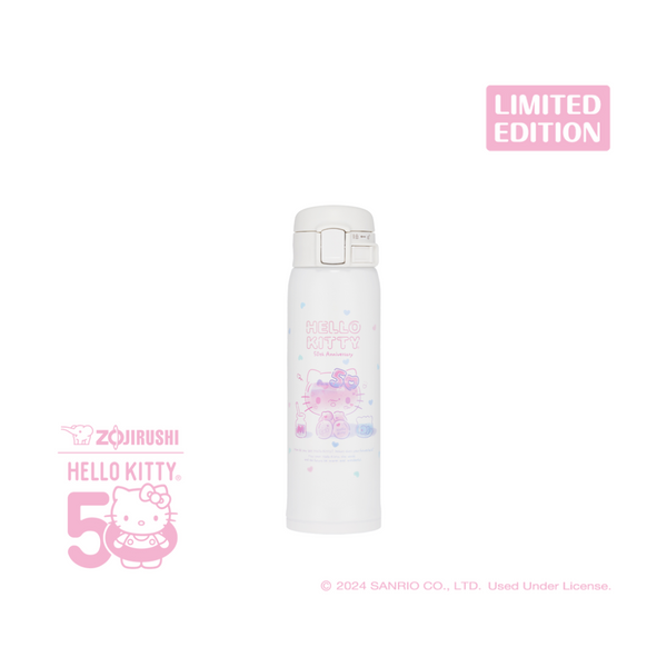 Botella Termo 16 oz -  Hello Kitty Blanco (50 Aniversario)