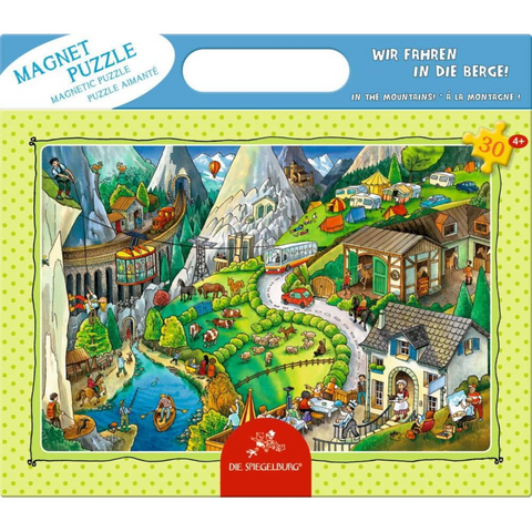 Rompecabezas magnético Vamos a las Montañas