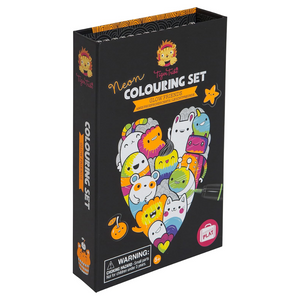 Kit para Colorear - Amigos Brillantes Neon