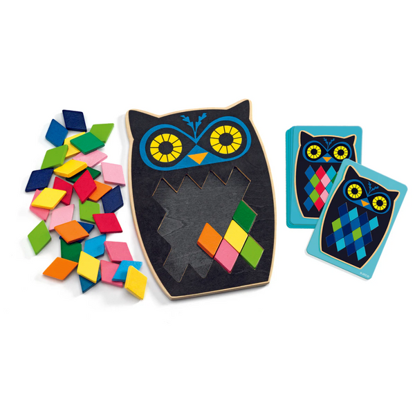 Juego Educativo de Madera Mosa Boo Buho