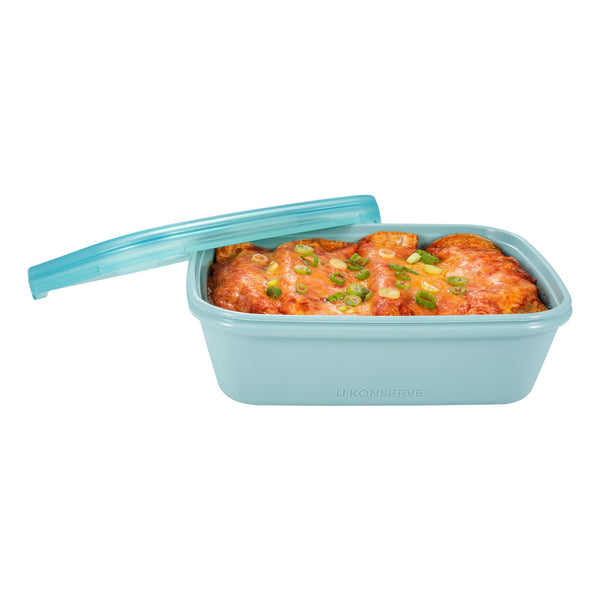 Envase de Silicona Rectangular 24 oz - Seafoam