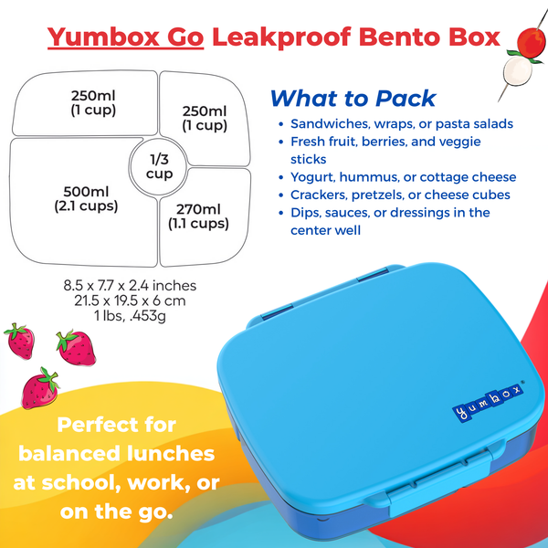 Caja Yumbox GO - Miami Blue