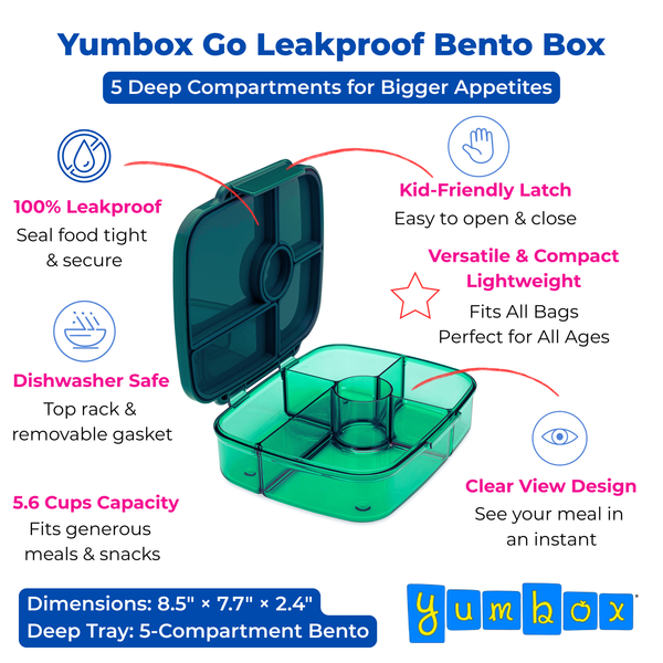 Caja Yumbox GO - Lima Green