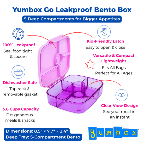 Caja Yumbox GO - Kyoto Purple