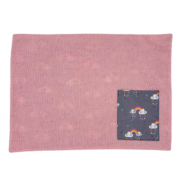 Individual Antimanchas Reversible - Arco Iris