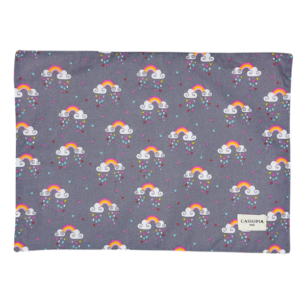 Individual Antimanchas Reversible - Arco Iris