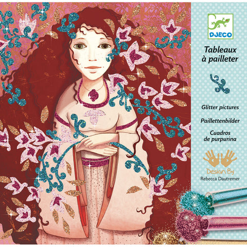 Manualidad con Glitter - Brocado y Seda