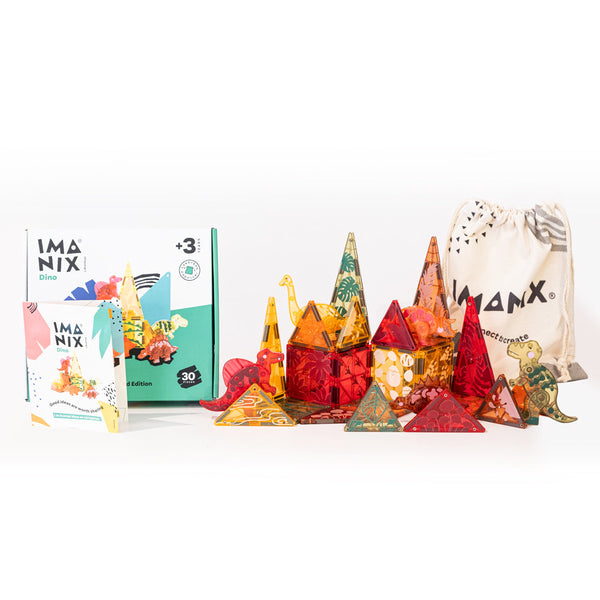 Imanix Set Magnético Mundo Dinosaurios 3D