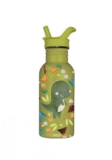 Botella de Acero Inoxidable 500 ml -  Crcky el Dino