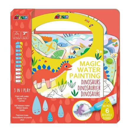 Libro para Pintar con Agua - Dinosaurios