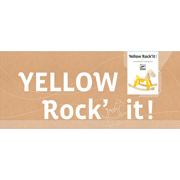 Caballo balancín de madera