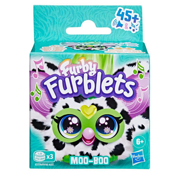 Furby Furblets - Peluche Llavero Musical MOO-BOO