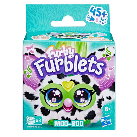 Furby Furblets - Peluche Llavero Musical MOO-BOO