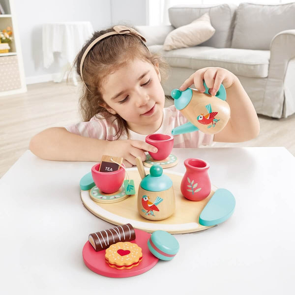 Juego Tazas de Té de Madera