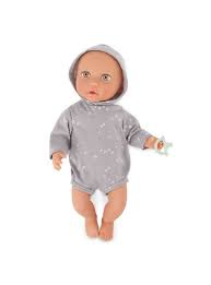 Muñeco Bebé con Jumper Estrellas y Ojos Azules