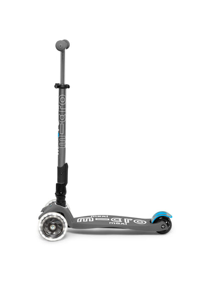 Scooter Maxi Deluxe Foldable LED Gris Volcano