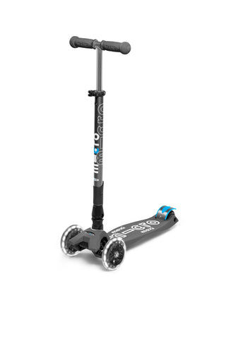 Scooter Maxi Deluxe Foldable LED Gris Volcano