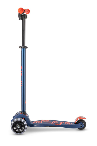 Scooter Maxi Deluxe Pro LED - Navy Red