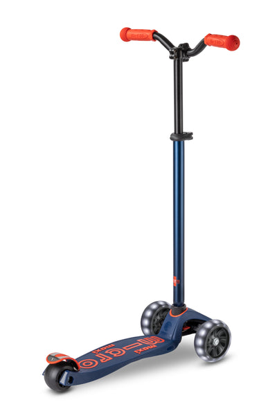 Scooter Maxi Deluxe Pro LED - Navy Red