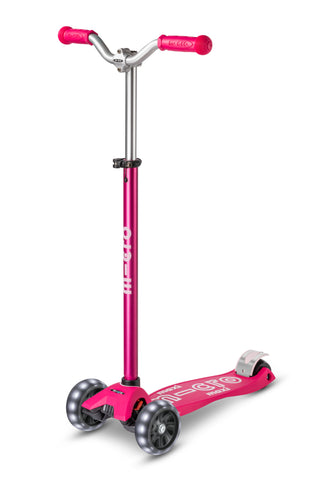 Scooter Maxi Deluxe Pro LED - Pink