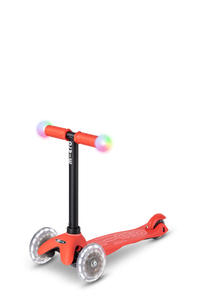 Scooter Mini 2Grow Deluxe Magic LED - Rojo