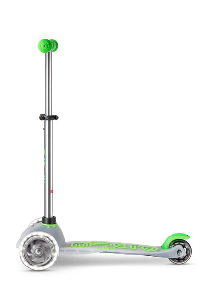 Scooter Mini Deluxe Flux LED - Verde Neón