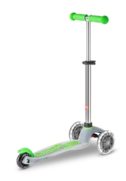 Scooter Mini Deluxe Flux LED - Verde Neón