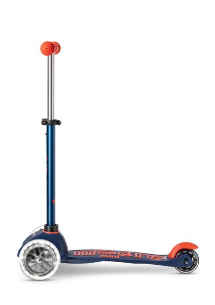 Scooter Mini Deluxe LED Navy Blue