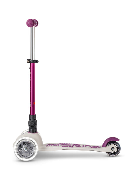 Scooter Mini Deluxe Foldable LED - ECO Tulip Purple