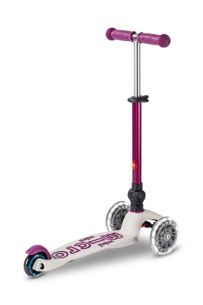 Scooter Mini Deluxe Foldable LED - ECO Tulip Purple