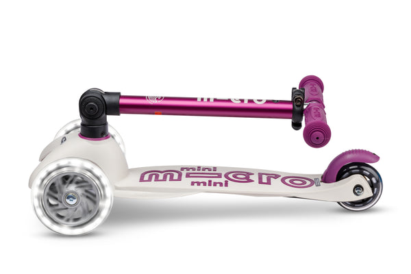 Scooter Mini Deluxe Foldable LED - ECO Tulip Purple