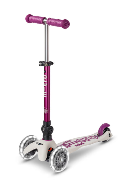 Scooter Mini Deluxe Foldable LED - ECO Tulip Purple