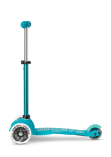 Scooter Mini Deluxe LED Aqua