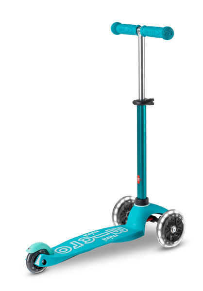 Scooter Mini Deluxe LED Aqua