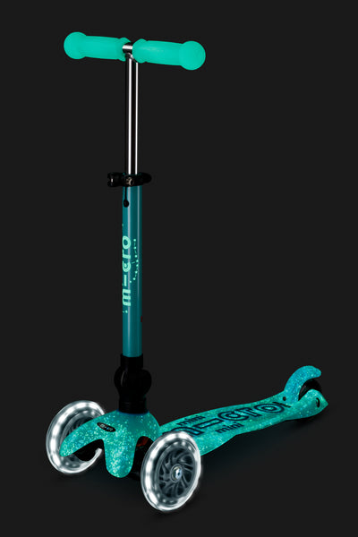 Scooter Mini Deluxe Foldable LED - Orion Blue