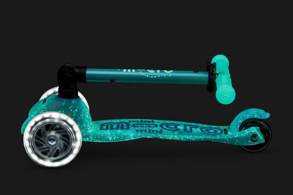 Scooter Mini Deluxe Foldable LED - Orion Blue